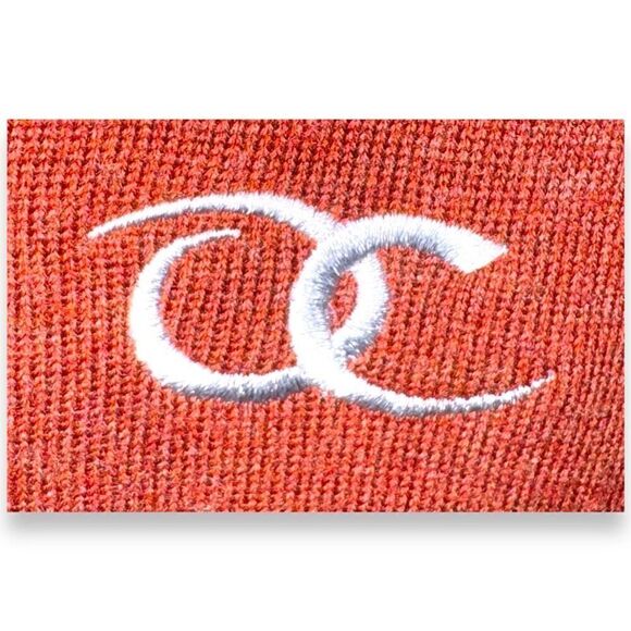 Peter Millar Rust Red 100% Merino Wool 1/4 Zip Sweater XL - Picture 3 of 10